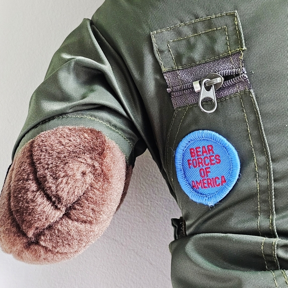 ✨ Vintage 1989 Bear Forces of America Military Teddy Bear – 21” – Ira Green Inc. - Picture 8 of 11